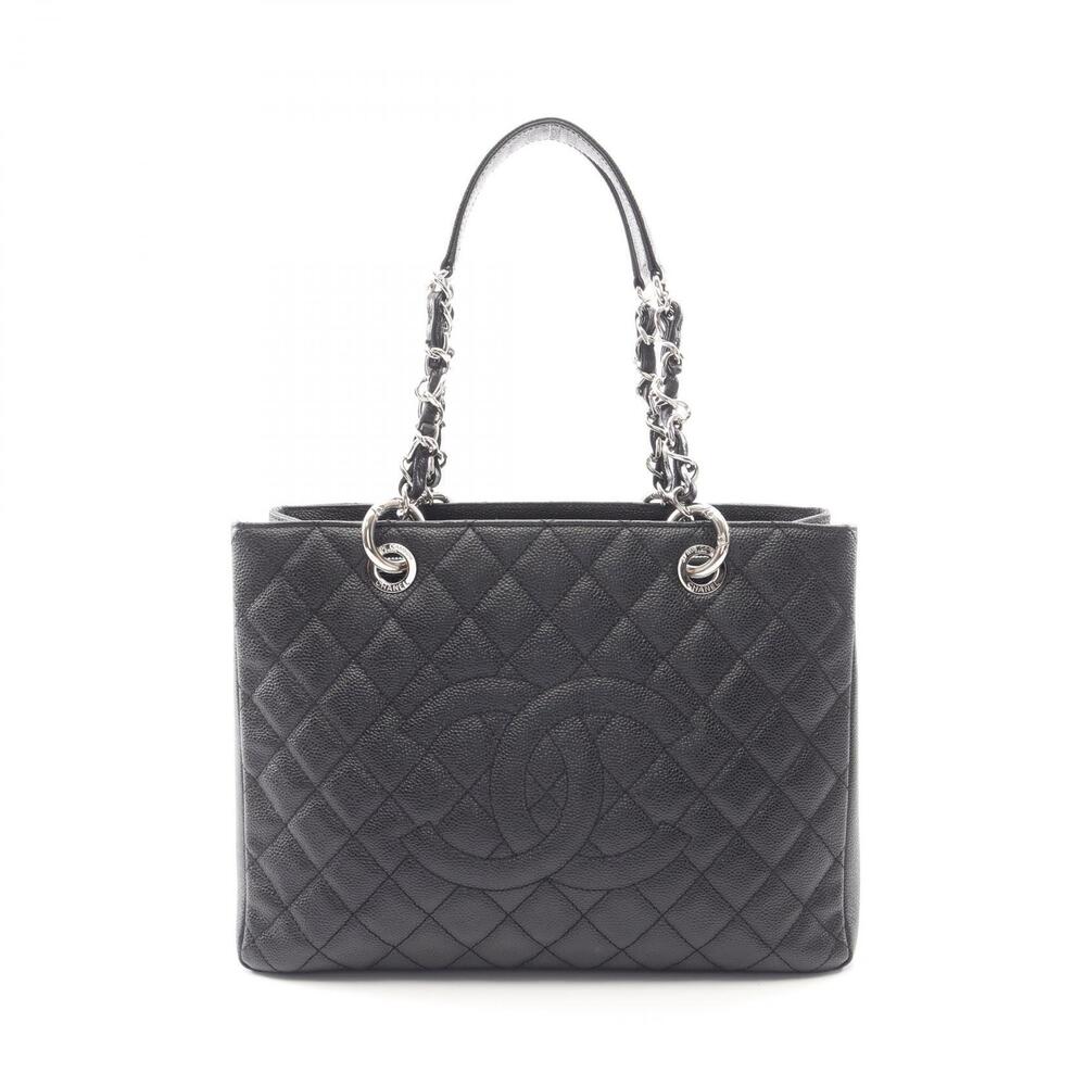 Chanel Matelasse Grand Shopping GST Tote Bag Caviar Leather Grained Calfskin